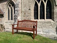 Load image into Gallery viewer, Turnberry Memorial Bench 5ft in Cornis wood
