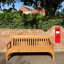 Load image into Gallery viewer, Chester teak memorial bench