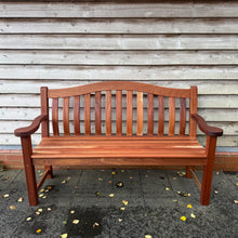 Load image into Gallery viewer, Turnberry Memorial Bench 5ft in Mahogany wood (Eco)