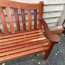 Load image into Gallery viewer, Turnberry Memorial Bench 5ft in Mahogany wood (Eco)