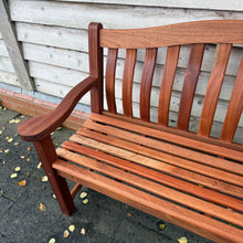 Load image into Gallery viewer, Turnberry Memorial Bench 5ft in Mahogany wood (Eco)