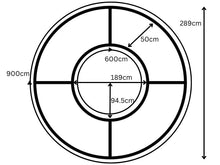 Load image into Gallery viewer, Curved Backless Bench in Teak Wood