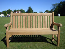 Load image into Gallery viewer, Kenilworth Memorial Bench 5ft in Teak wood