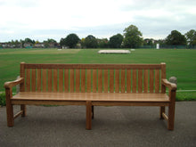 Load image into Gallery viewer, Britannia Memorial Bench 8ft in Teak Wood