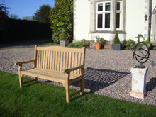 Load image into Gallery viewer, Warwick Memorial Bench 5ft in Teak Wood