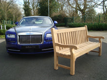 Load image into Gallery viewer, Edinburgh Memorial Bench 6ft in Teak Wood