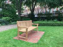 Load image into Gallery viewer, Britannia Memorial Bench 6ft in Teak Wood