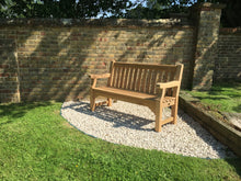 Load image into Gallery viewer, Royal Park Memorial Bench 5ft in Roble wood (Free 1 line engraving)