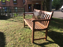 Load image into Gallery viewer, Broadfield Memorial Bench 4ft in Cornis wood