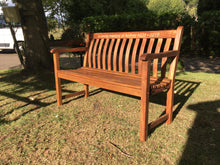 Load image into Gallery viewer, Broadfield Memorial Bench 4ft in Cornis wood