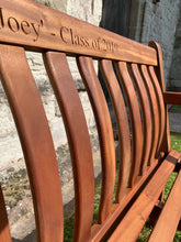 Load image into Gallery viewer, Broadfield Memorial Bench 5ft in Cornis wood