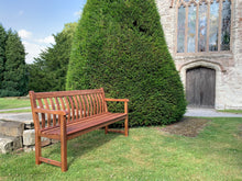 Load image into Gallery viewer, Broadfield Memorial Bench 5ft in Cornis wood