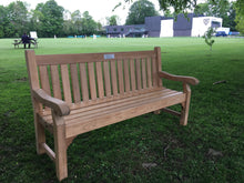 Load image into Gallery viewer, Edinburgh Memorial Bench 6ft in Teak Wood