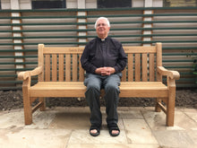 Load image into Gallery viewer, Edinburgh Memorial Bench 6ft in Teak Wood