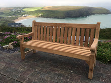 Load image into Gallery viewer, Edinburgh Memorial Bench 6ft in Teak Wood