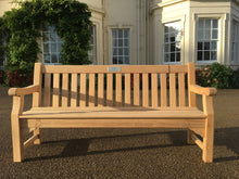 Load image into Gallery viewer, Royal Park Memorial Bench 6ft in Roble wood (Free 1 line engraving)