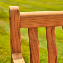Load image into Gallery viewer, Broadfield Memorial Bench 4ft in Teak wood
