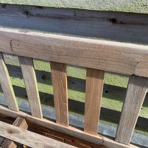 Vintage Lister Bench 5ft in Teak Wood (3)
