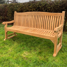Load image into Gallery viewer, Windsor 1.8m memorila bench with optional set of feet 
