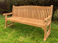 Load image into Gallery viewer, Windsor 1.8m memorial bench with optional set of feet 