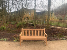 Load image into Gallery viewer, 2023-01-28-Rochester bench 5ft in teak wood, Mount Grace Priory