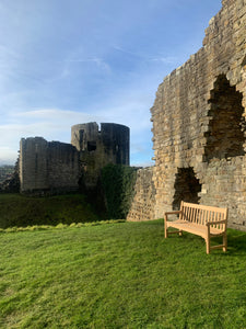 2023-01-28-Rochester bench 5ft in teak wood, Barnard Castle