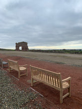 Load image into Gallery viewer, 2023-02-25-Rochester bench 5ft in teak wood, Wroxeter Roman City