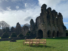 Load image into Gallery viewer, 2023-02-25-Rochester bench 5ft in teak wood, Wenlock Priory