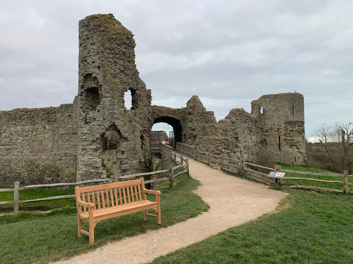2023-03-04-Rochester bench 5ft in teak wood, Pevensey Castle – Memorial ...