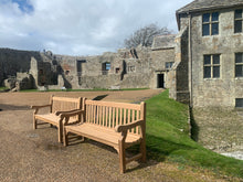 Load image into Gallery viewer, 2023-03-18-Winchester bench 6ft in teak wood, Carisbrooke Castle