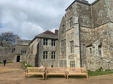 Load image into Gallery viewer, 2023-03-18-Winchester bench 6ft in teak wood, Carisbrooke Castle