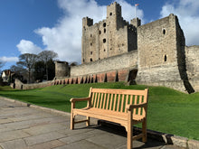 Load image into Gallery viewer, Rochester Memorial Bench 5ft in FSC Certified Teak Wood