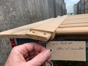 Warwick Memorial Bench 5ft in FSC Certified Teak Wood (Eco)