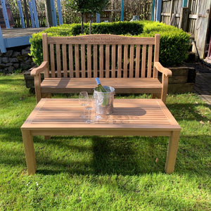 Warwick Coffee Table 4ft in FSC Certified Teak Wood