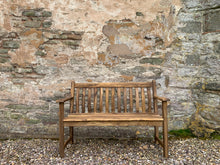 Load image into Gallery viewer, Broadfield Memorial Bench 4ft in FSC Certified Acacia Collection