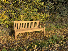 Load image into Gallery viewer, Royal Park Memorial Bench 6ft in FSC certified Teak wood (Free 1 line engraving)