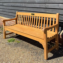 Load image into Gallery viewer, FSC certified teak chester memorial bench 4 seater