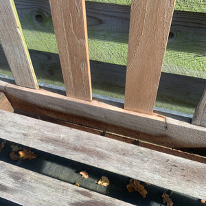 Vintage Lister Bench 5ft in Teak Wood (3)