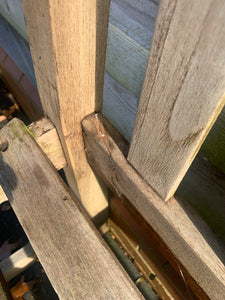 Vintage Lister Bench 5ft in Teak Wood (3)