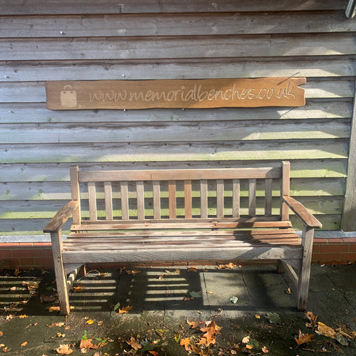 Vintage Lister Bench 5ft in Teak Wood (3)