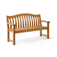 Load image into Gallery viewer, Turnberry Memorial Bench 5ft in Teak wood