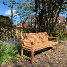 Load image into Gallery viewer, Scarborough Memorial Bench 6ft In teak wood