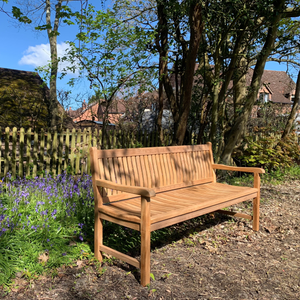 Scarborough Memorial Bench 6ft In teak wood