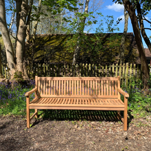 Load image into Gallery viewer, Scarborough Memorial Bench 6ft In teak wood