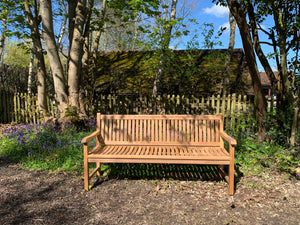 Scarborough Memorial Bench 6ft In teak wood