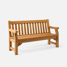 Load image into Gallery viewer, Royal Park Memorial Bench 5ft in Teak wood (Free 1 line engraving)