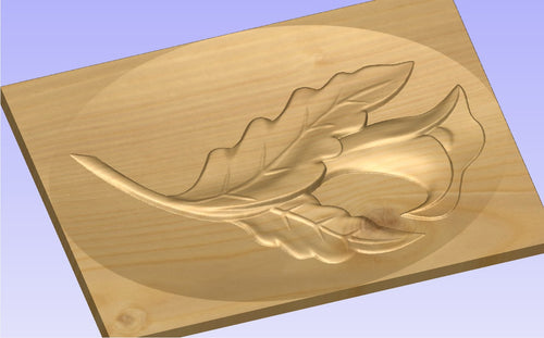3d lily carving on a memorial bench