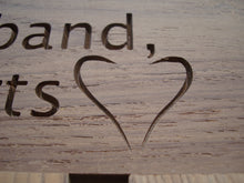 Load image into Gallery viewer, Heart carving to wood