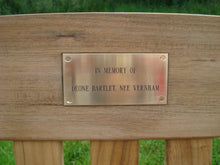 Load image into Gallery viewer, Engraved brass plaque 100x50mm