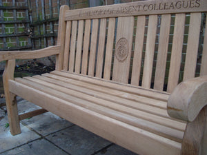 2014-01-10-Kenilworth bench 5ft with central panel in teak wood-2760